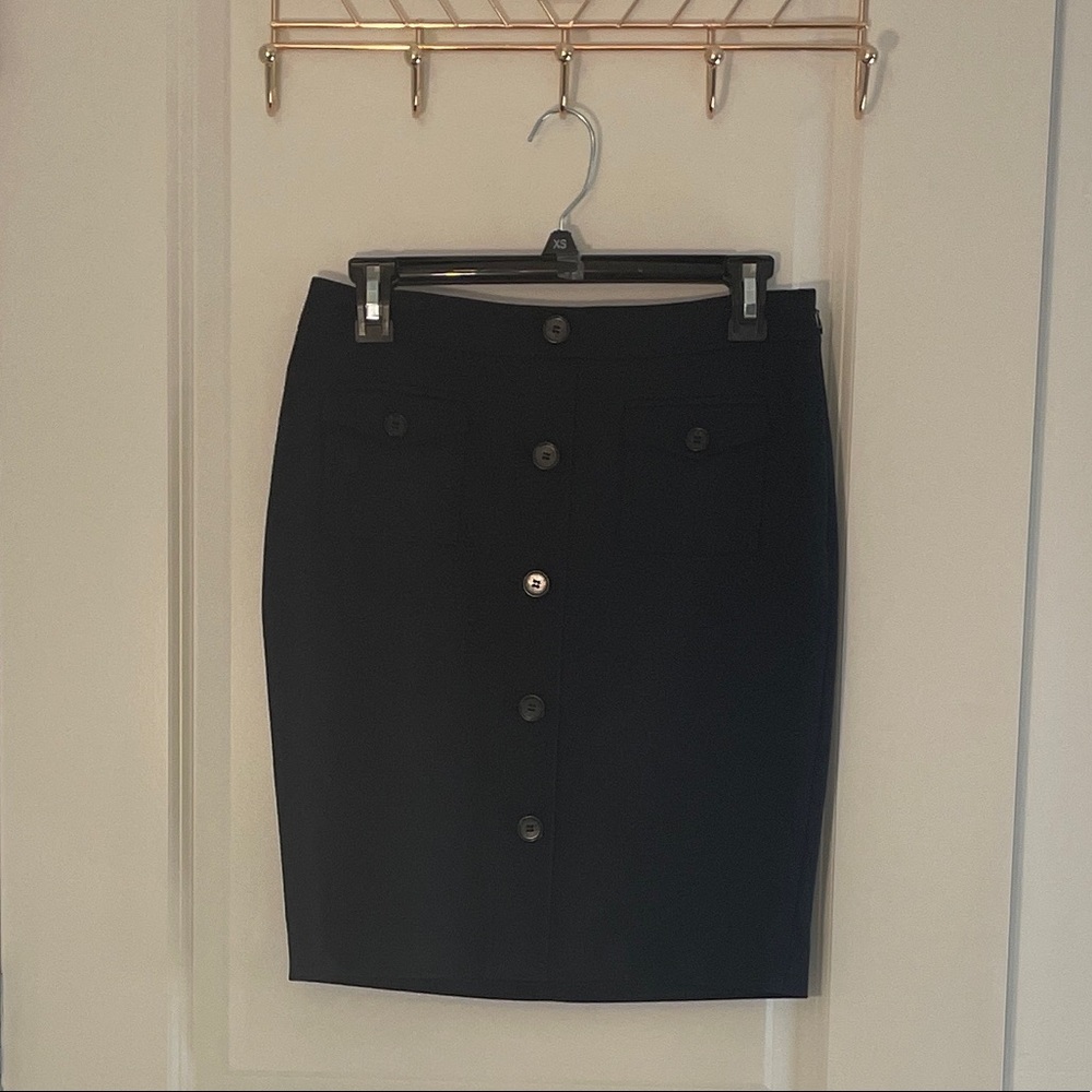 AnnTaylor Button up Skirt